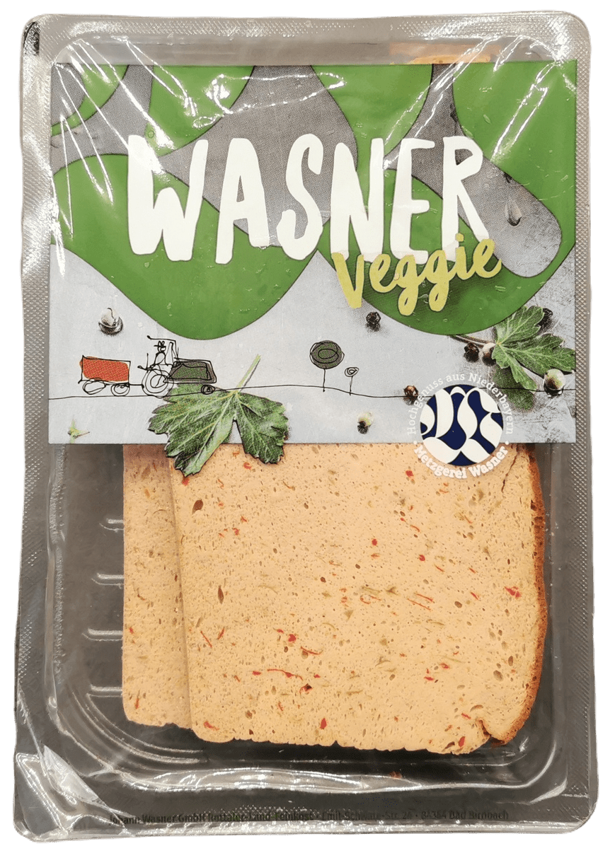 Wasner Veggie Fleischkaese Paprika frei | Fleischersatz-Produkte.de