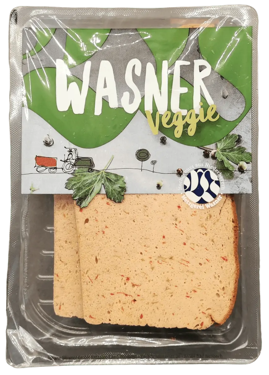 Wasner Veggie Fleischkaese Paprika frei | Fleischersatz-Produkte.de