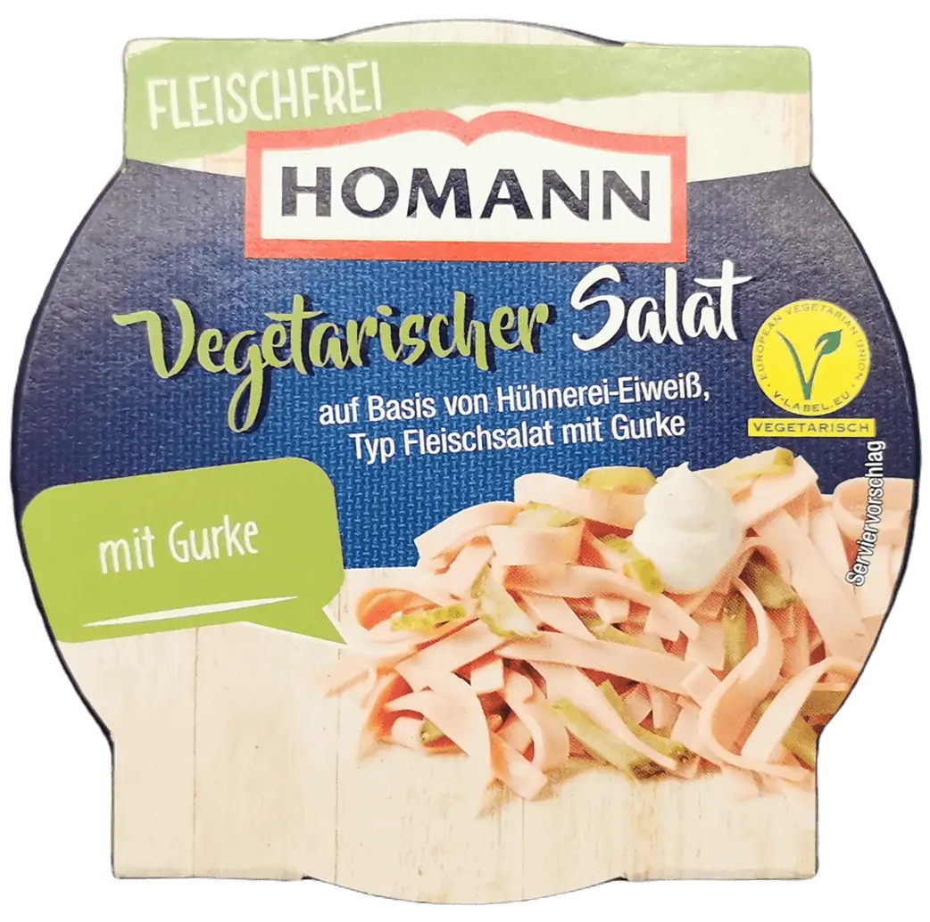 Homann: Vegetarischer Salat mit Gurke
