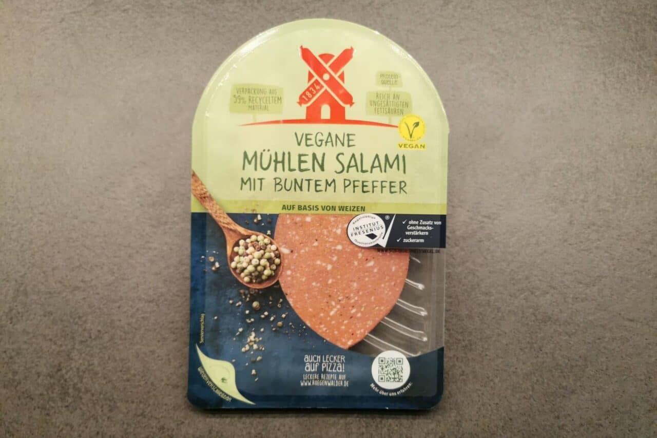 Rügenwalder Mühle: Vegane Mühlen Salami Bunter Pfeffer - Fleischersatz ...