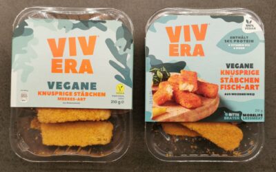 Vivera: 2x Vegane knusprige Stäbchen (Meeres-Art + Fisch-Art)