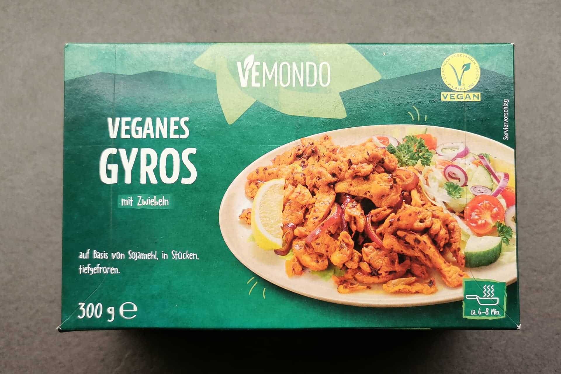 Vemondo: Veganes Gyros mit Zwiebeln