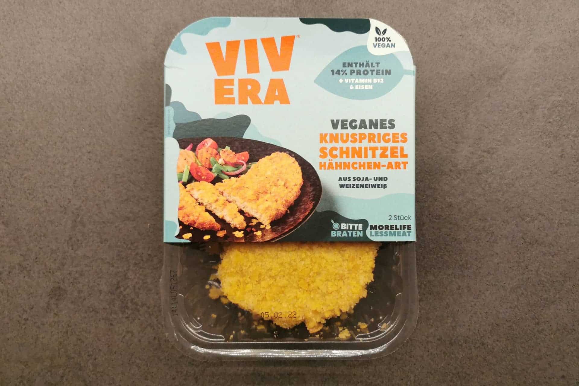 Vivera: Veganes knuspriges Schnitzel Hähnchen Art