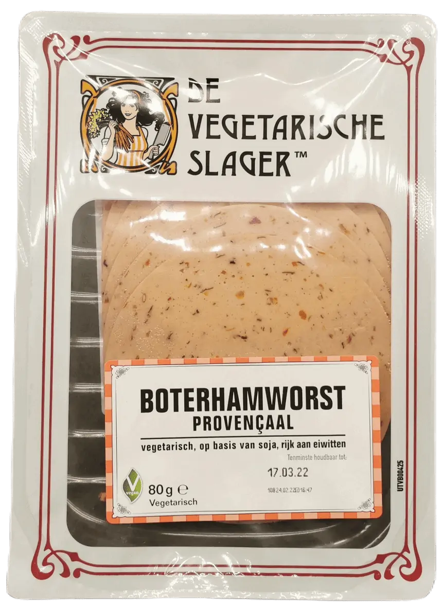 The Vegetarian Butcher: Boterhamworst Provencaal | Sandwichwurst provenzalisch 