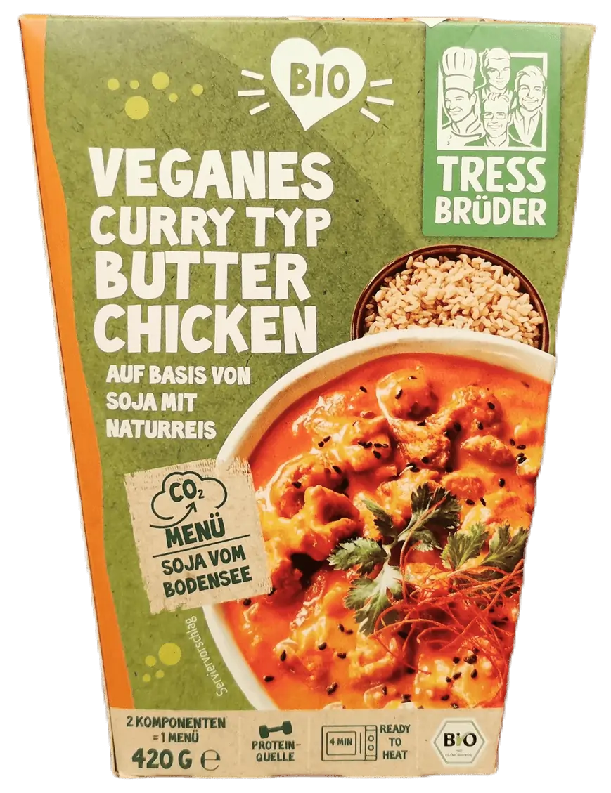 Tress Brüder - Veganes Curry Butter Chicken