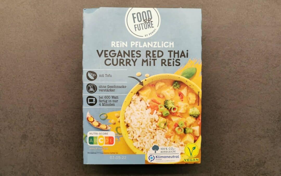 Food for Future: Veganes Red Thai Curry mit Reis