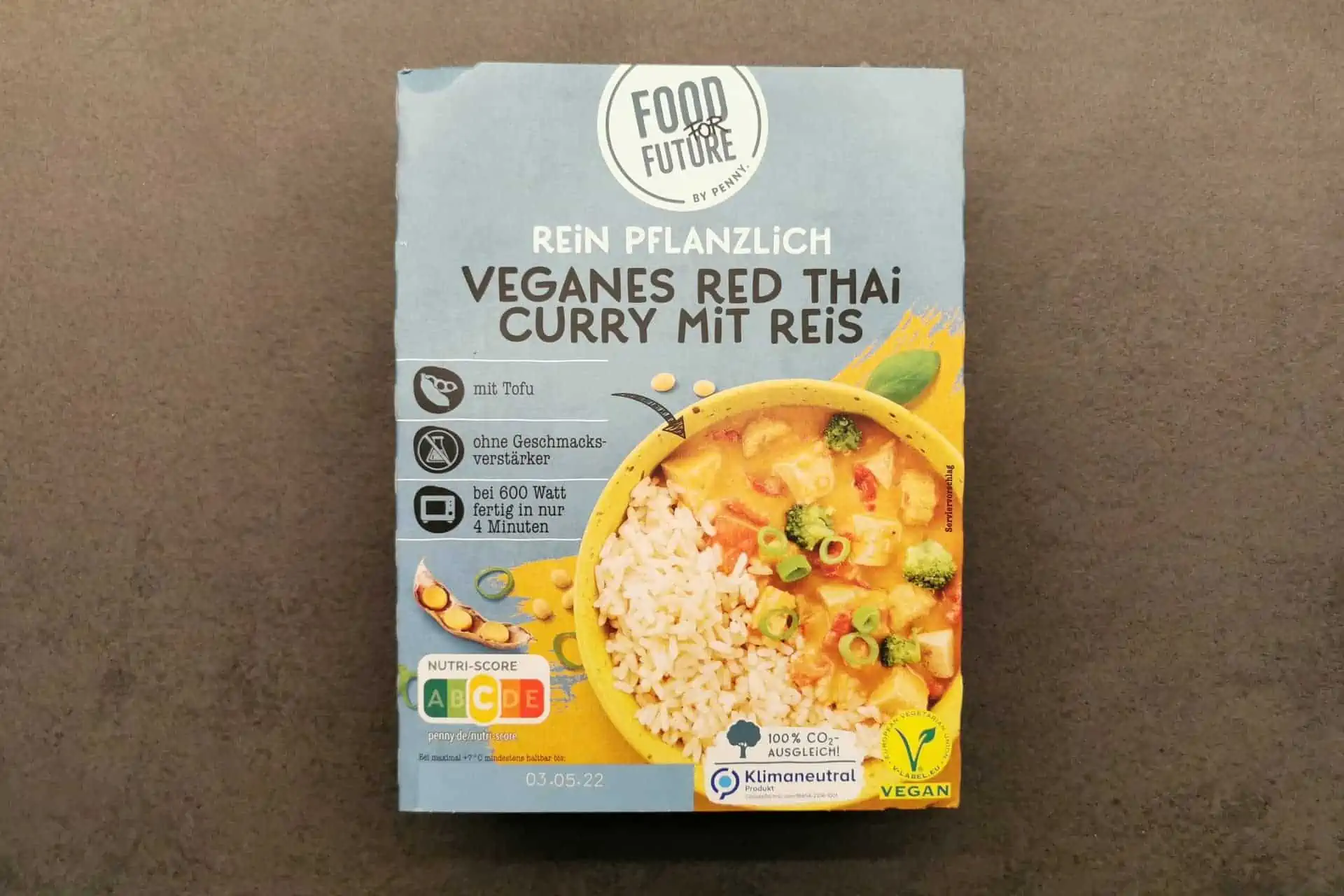 Food for Future: Veganes Red Thai Curry mit Reis