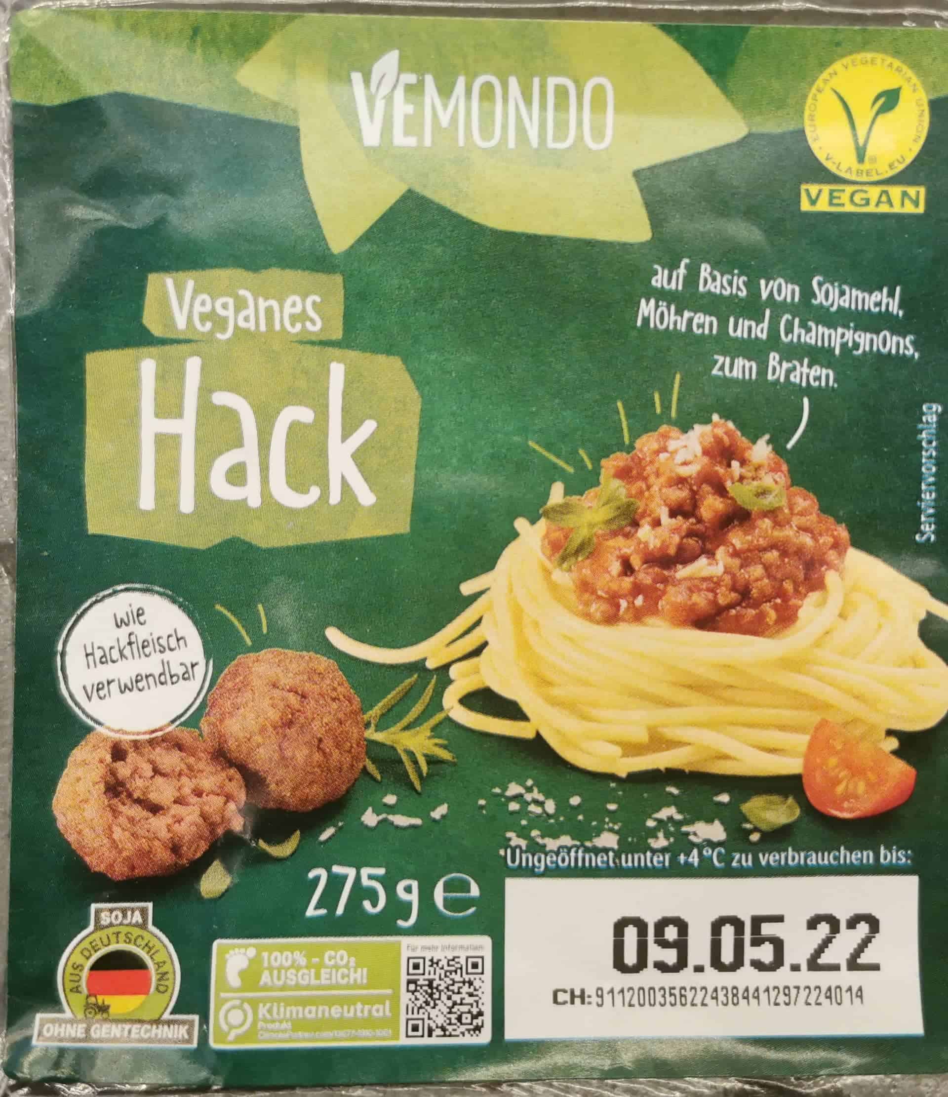Vemondo: Veganes Hack