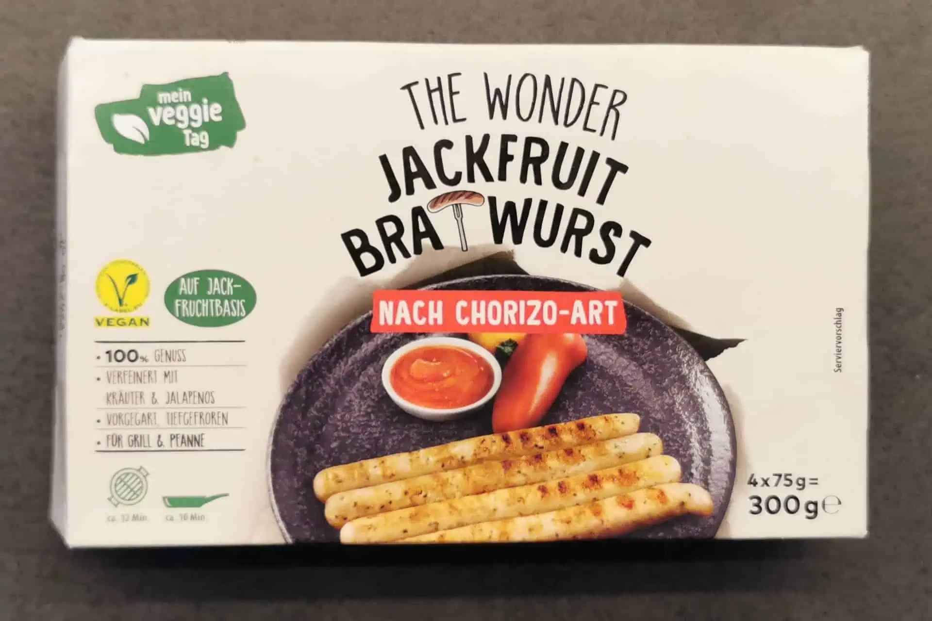 The Wonder: Jackfruit Bratwurst Chorizo