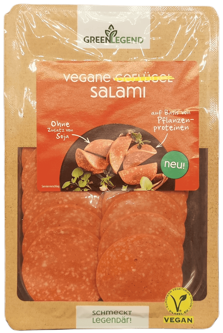 Green Legend Vegane Salami Freisteller | Fleischersatz-Produkte.de