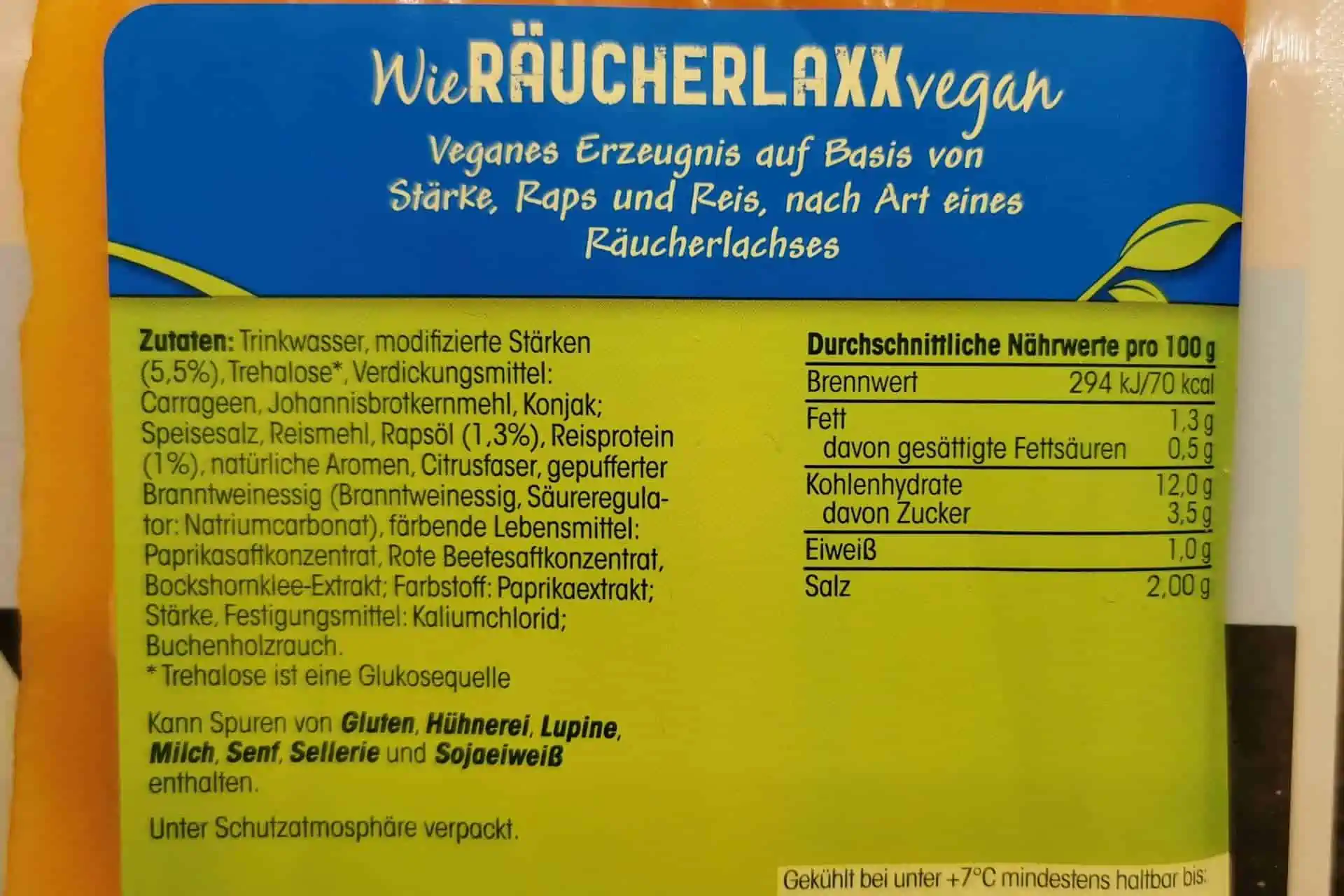 Gutfried: Veganer Räucherlachs (Räucherlaxx)