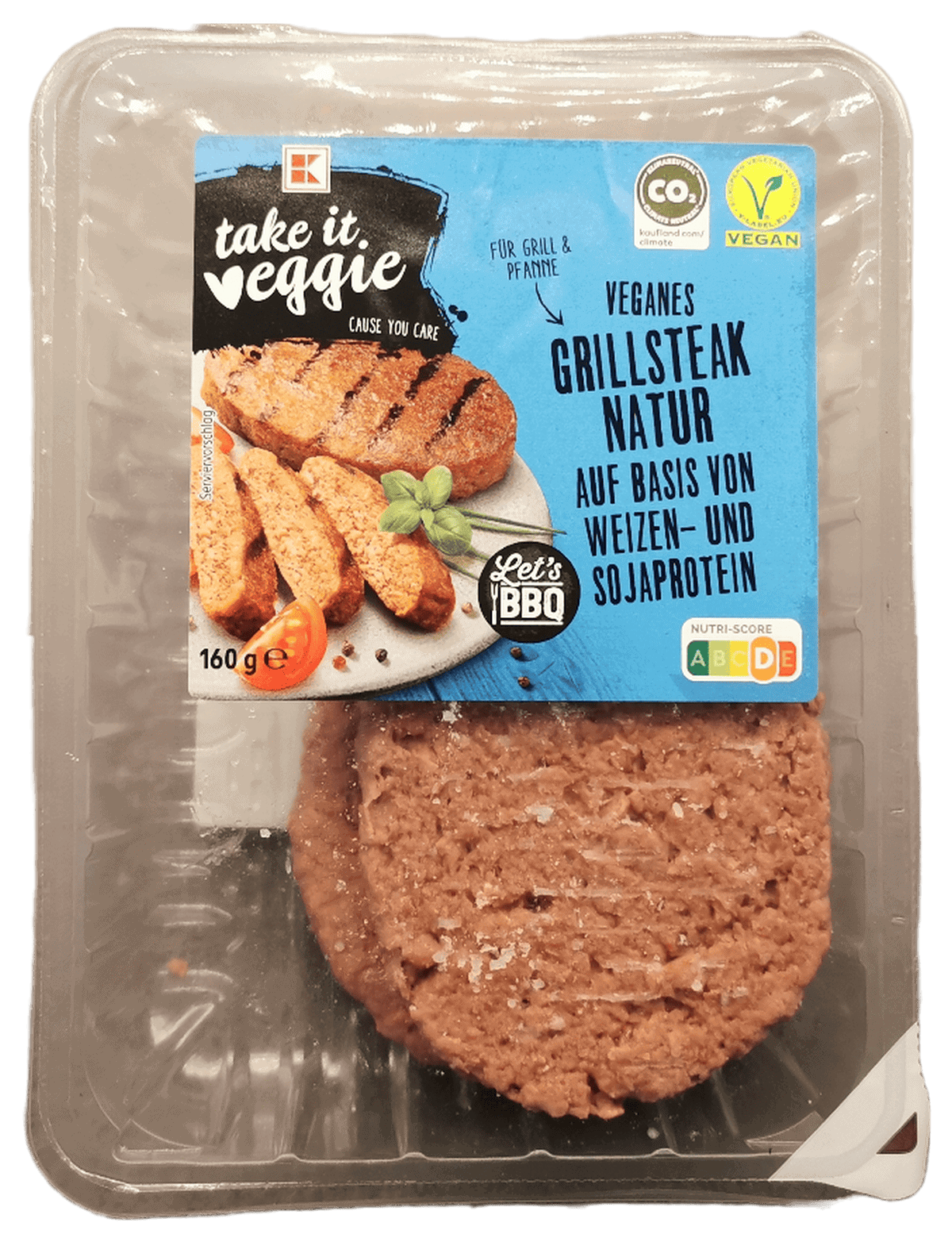 Take it Veggie Veganes Grillsteak natur freigestellt | Fleischersatz-Produkte.de