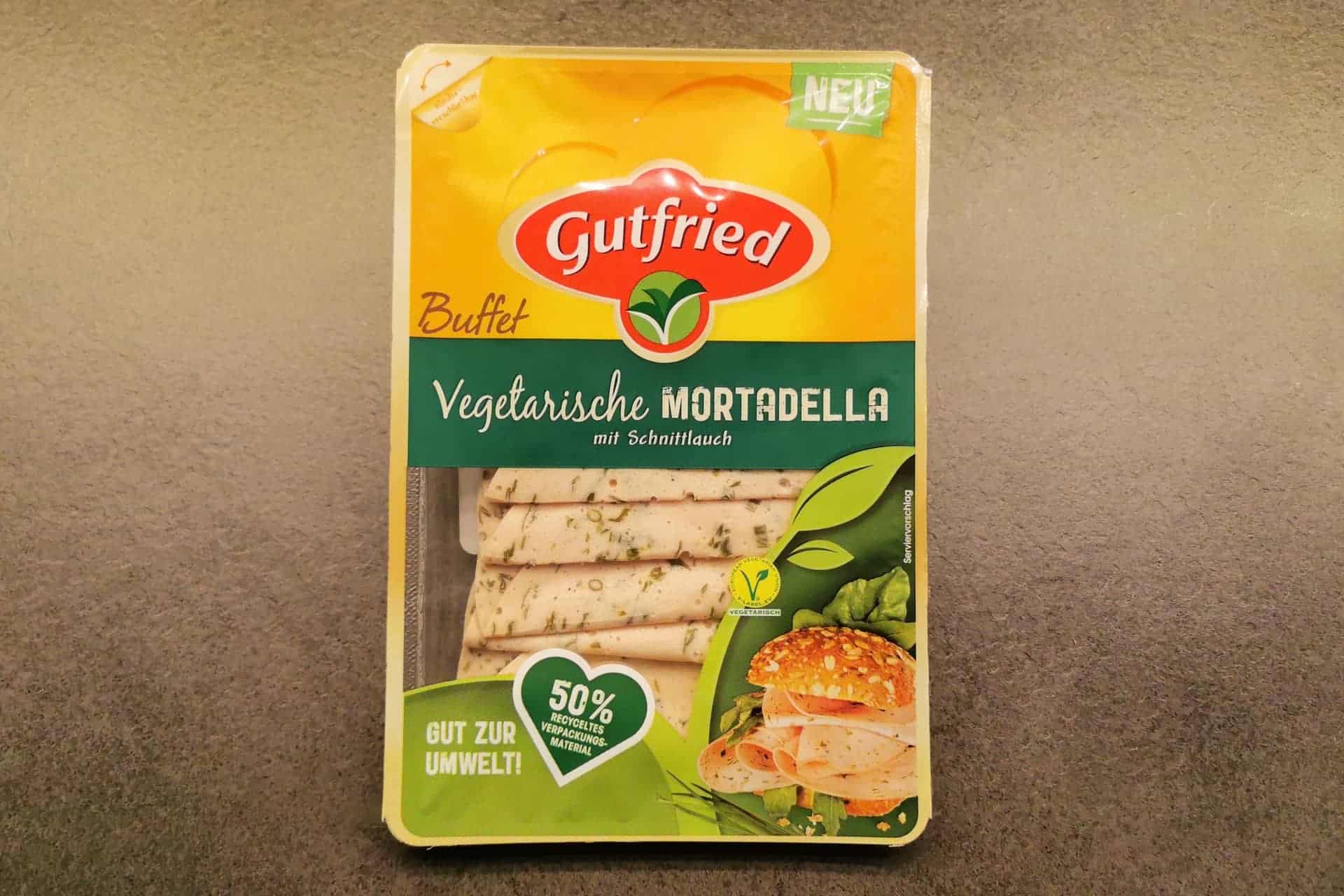 Gutfried - Vegetarische Mortadella mit Schnittlauch