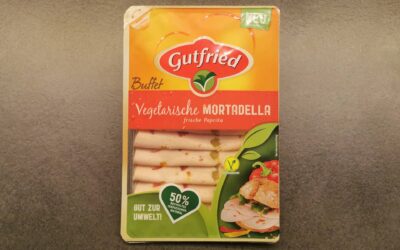 Gutfried: Vegetarische Mortadella mit Paprika