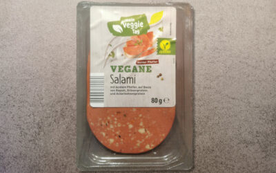 Mein Veggie Tag: Vegane Salami bunter Pfeffer