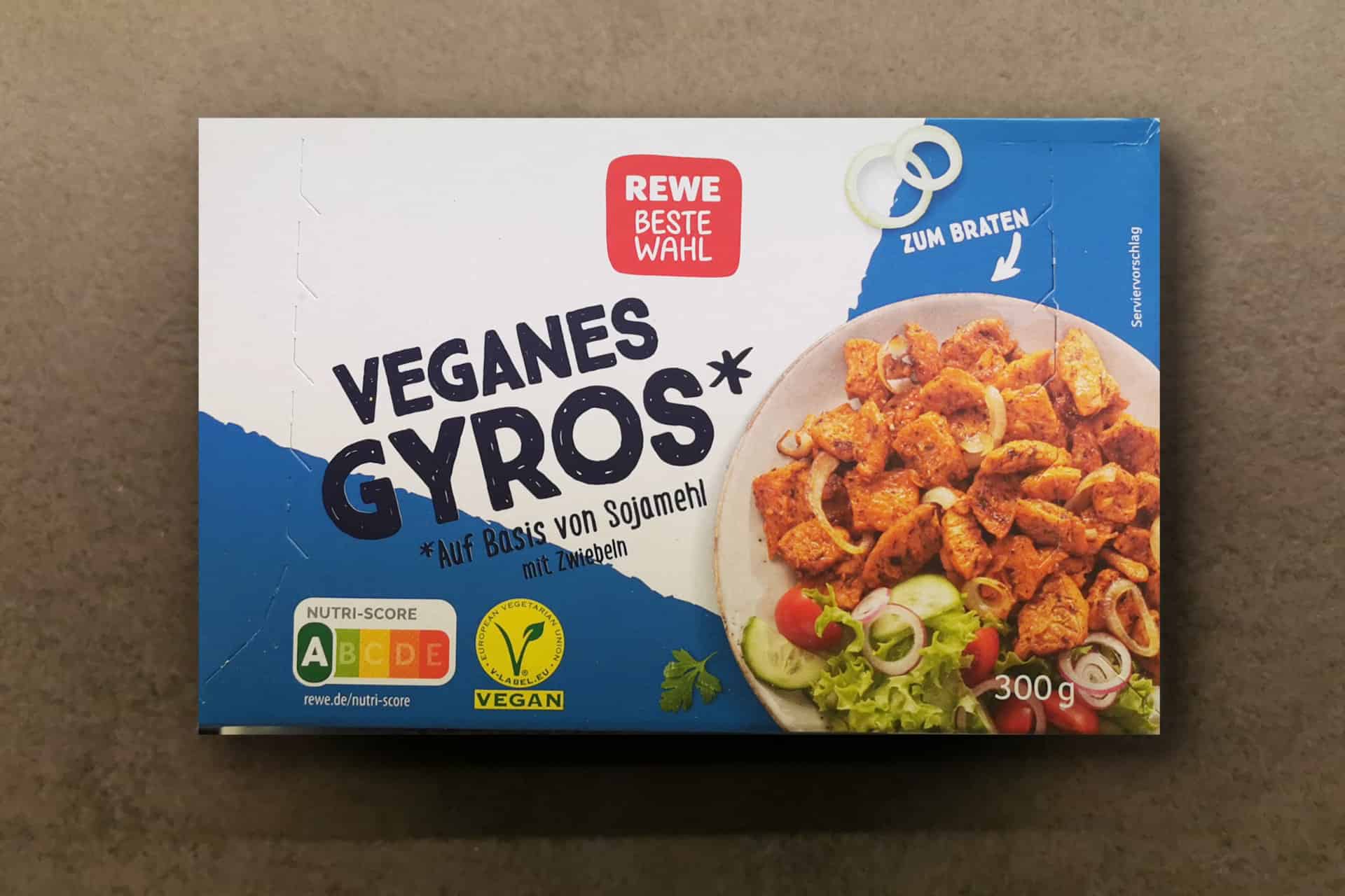 Rewe veganes Gyros