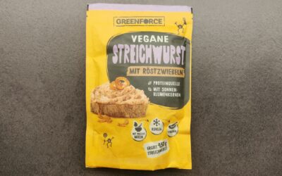 Greenforce: Vegane Streichwurst mit Röstzwiebeln