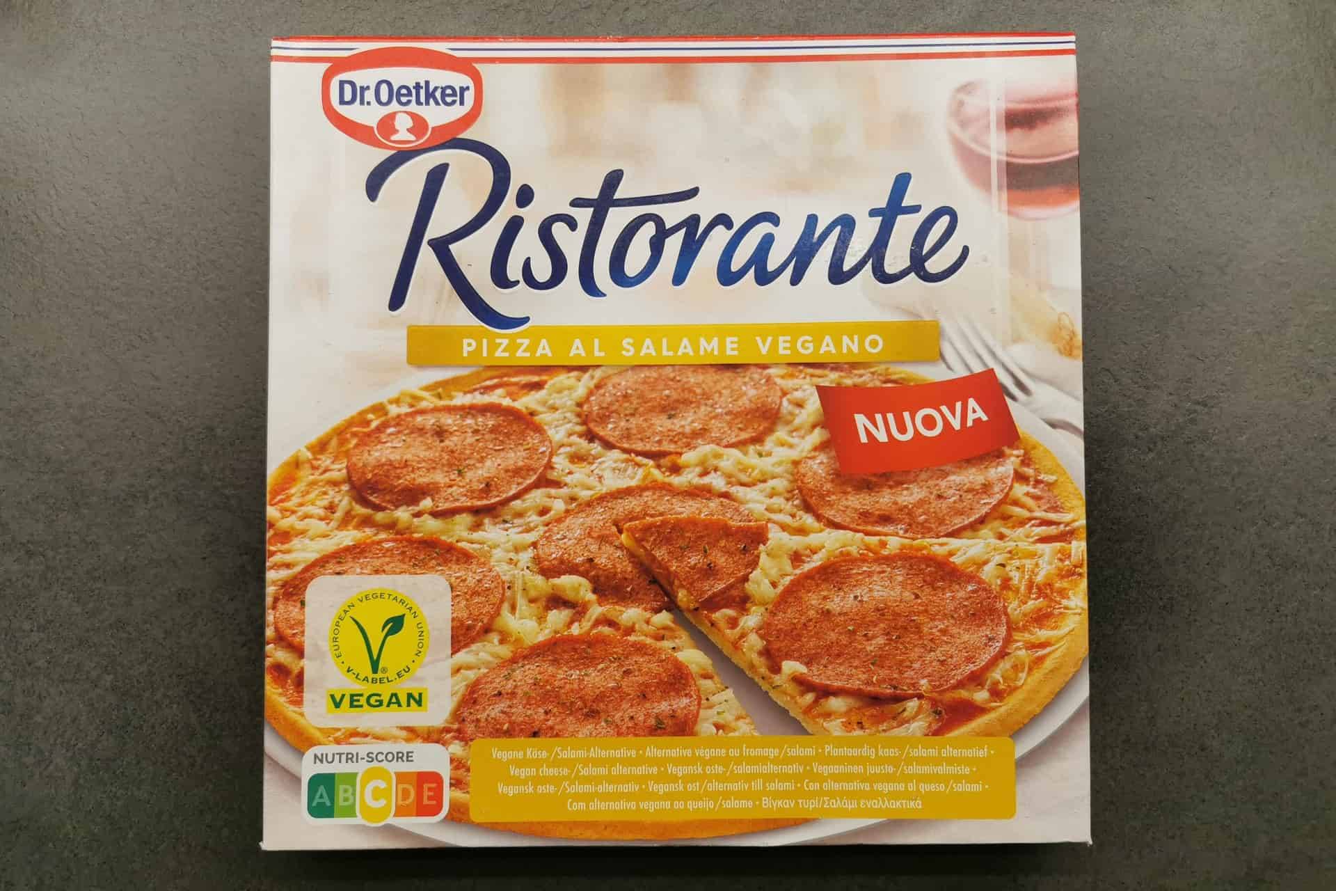Dr. Oetker Ristorante Vegane Salami Pizza 01 | Fleischersatz-Produkte.de